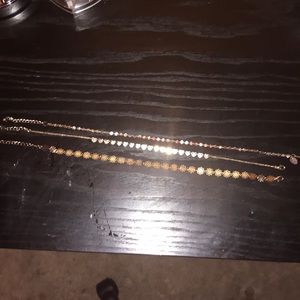3 pack of gold necklaces